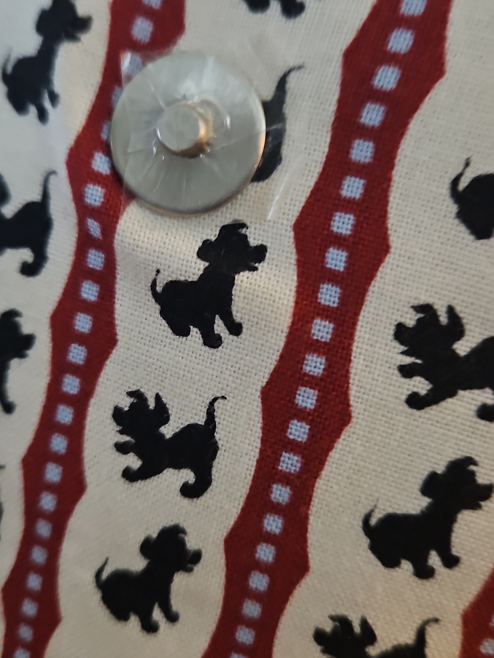 Disney Vera Bradley Quilted Black Floral Backpack Tote with 101 Dalmation  Print - Picture 4 of 14
